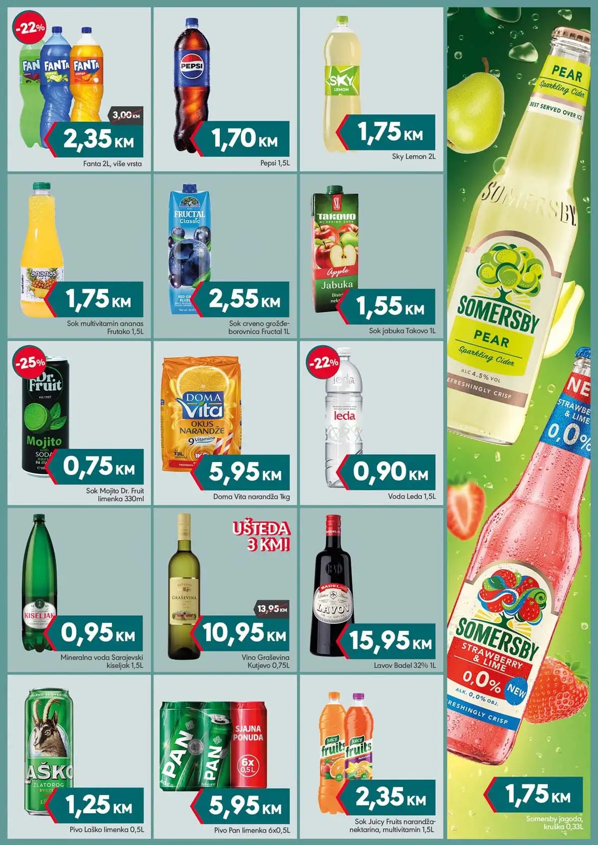 Mega Diskont ponuda prehrana i kućne potrepštine sniženja do 40%