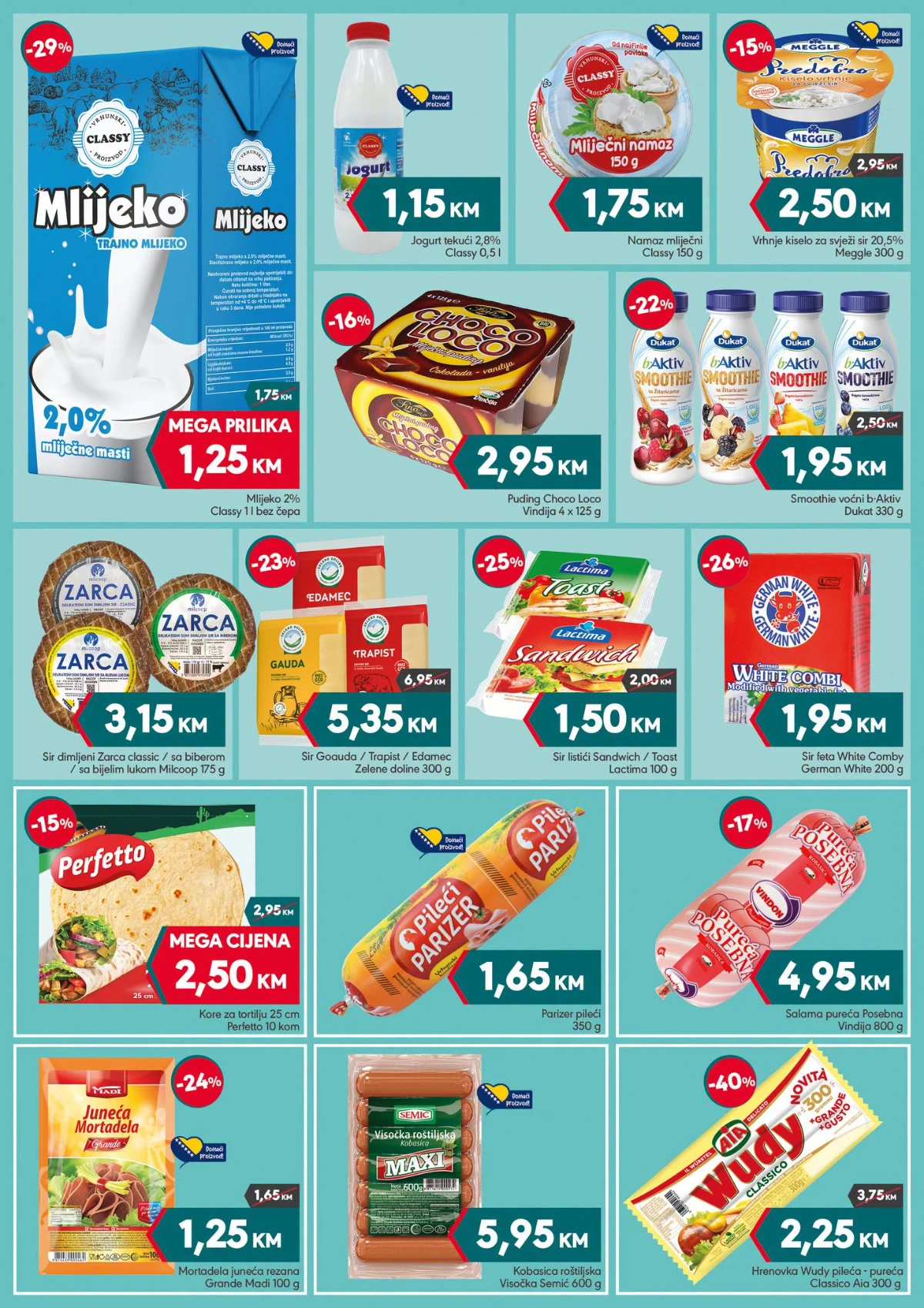 Mega Diskont katalog do 25.06.2026 – mliječni proizvodi, sirevi i delikatese