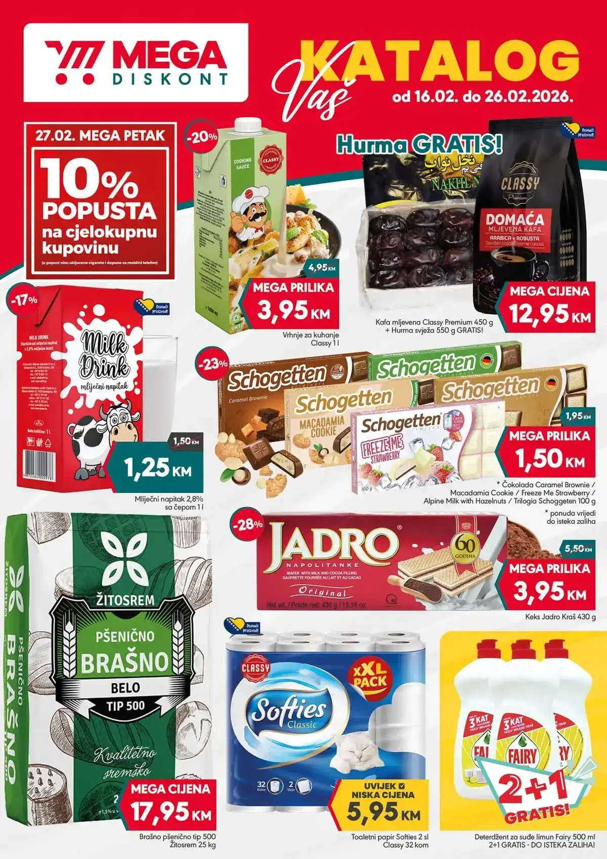 Mega diskont  Yimor  akcija snizenja do 26.02.2026 strana 1