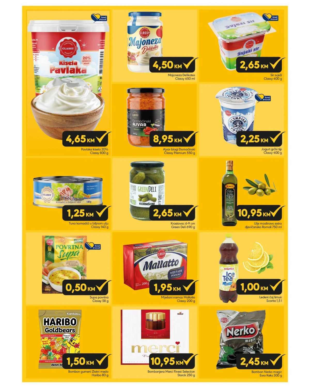 Mega Diskont katalog – Classy proizvodi, tuna, maslinovo ulje, slatkiši i namazi