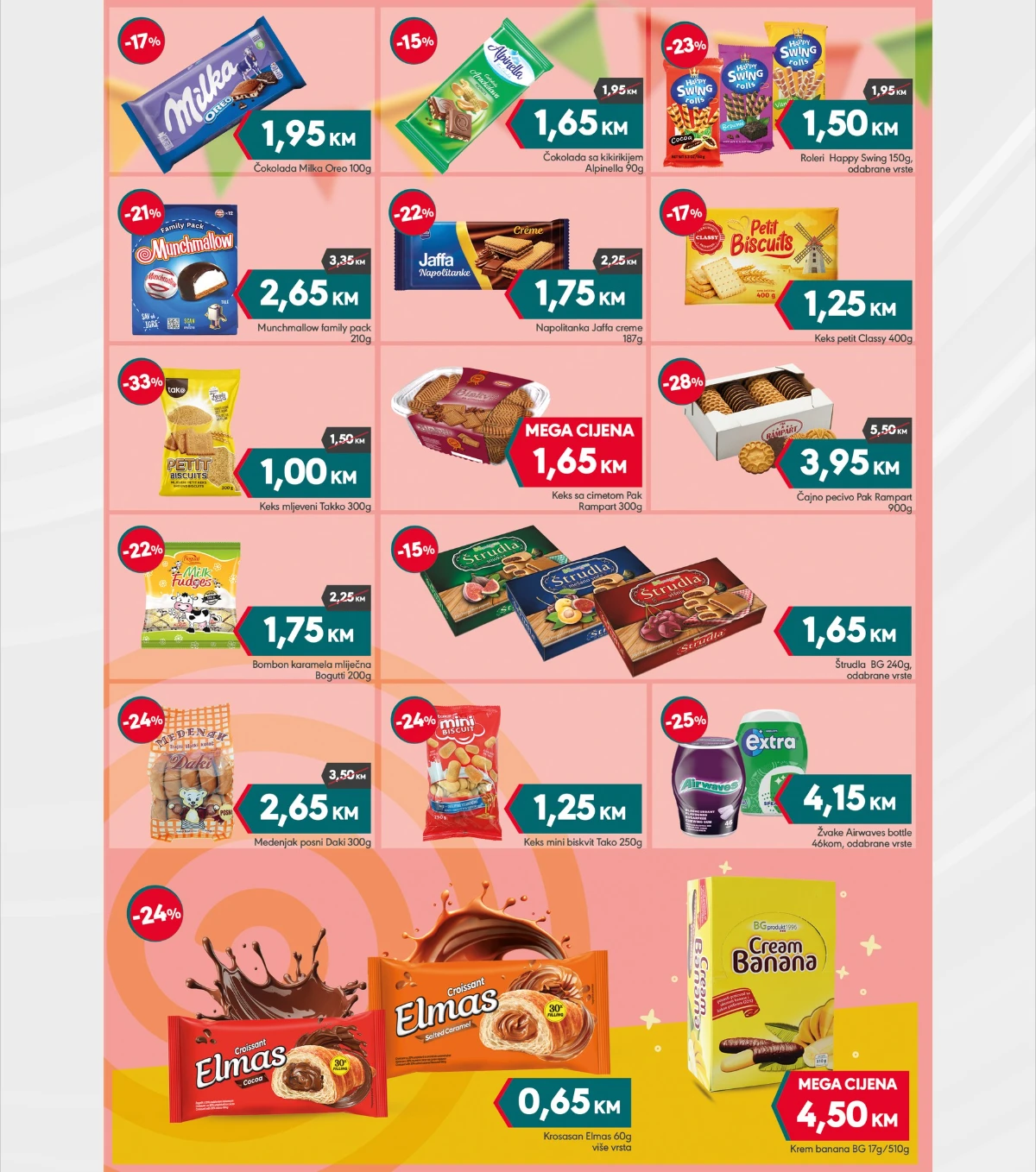 Mega Diskont katalog maj 2026 slatkiši i grickalice