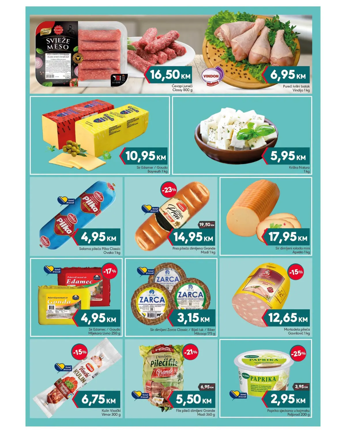 Mega Diskont katalog 19–29.10.2026. – svježe meso, suhomesnati proizvodi, peciva i mliječni namazi