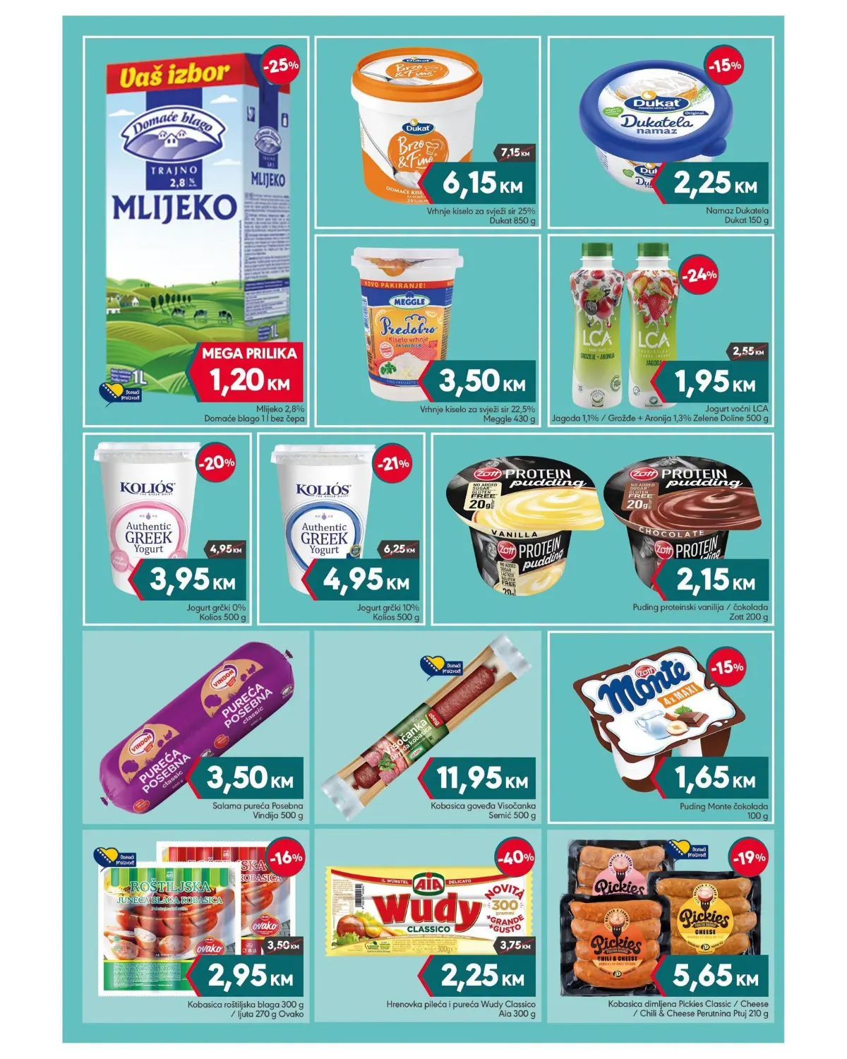 Mega Diskont katalog do 29.10.2026. – mlijeko, vrhnje, namazi, sirevi i slatkiši na akciji