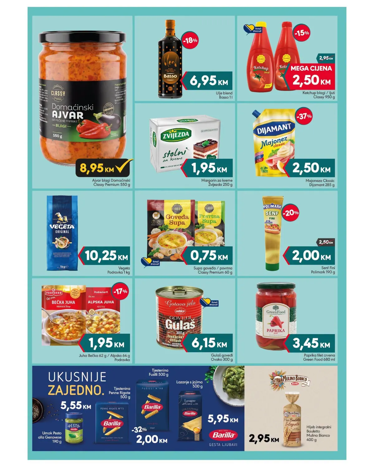 Mega Diskont katalog 19–29.10.2026. – ajvar, ulje, tjestenina, začini i osnovne namirnice