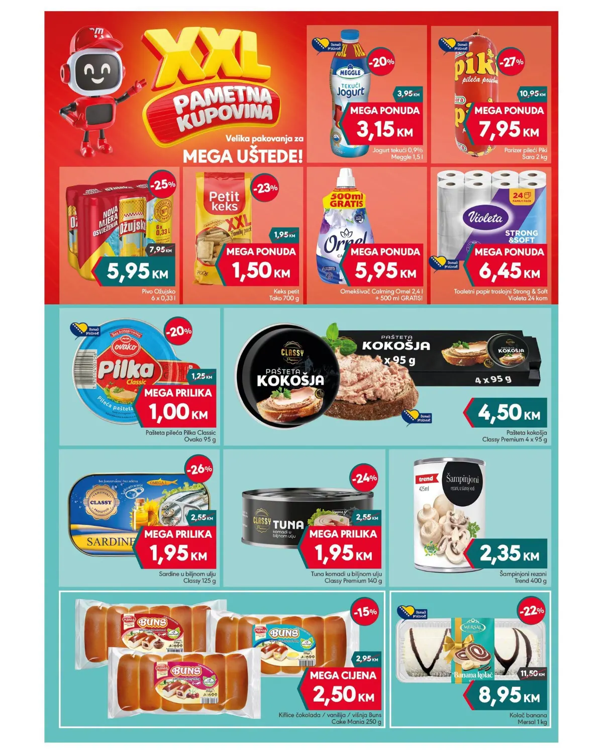 Mega Diskont katalog do 29.10.2026. – XXL pakovanja, kafa, mesne prerađevine i prehrambeni proizvodi