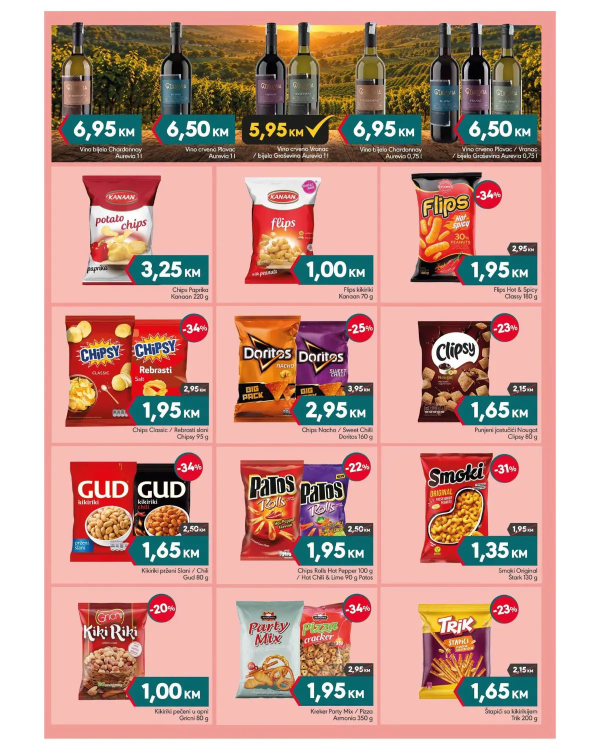 Mega Diskont katalog 19–29.10.2026. – čips, grickalice, Doritos i ostali prehrambeni proizvodi