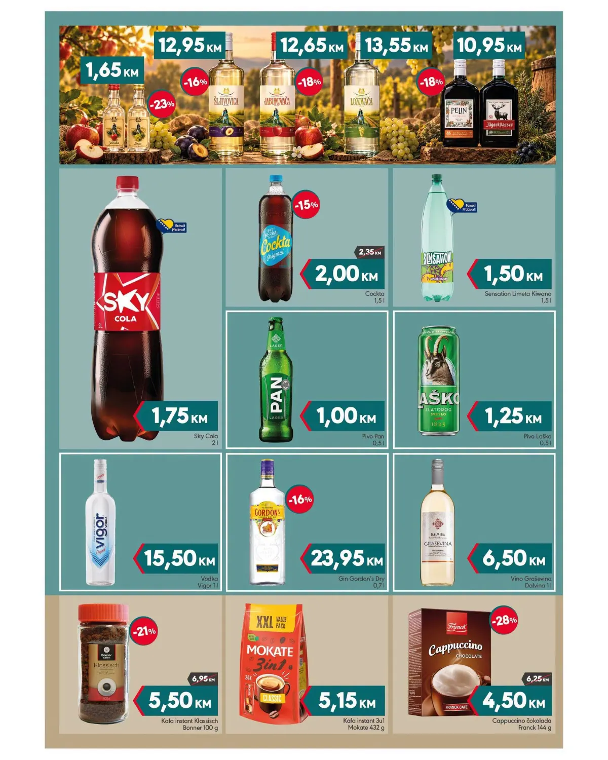 Mega Diskont katalog 19–29.10.2026. – Sky Cola, mineralna voda, sokovi i topli napici