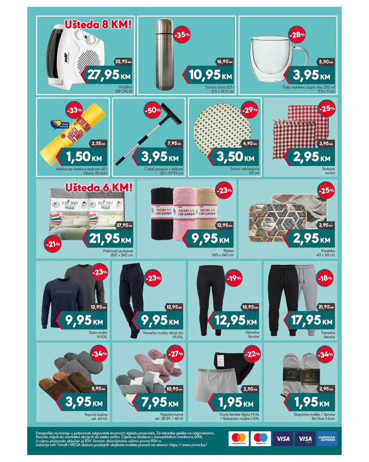 Mega Diskont katalog 19–29.10.2026. – kućne potrepštine, posuđe, kuhinjski pribor, odjeća i obuća