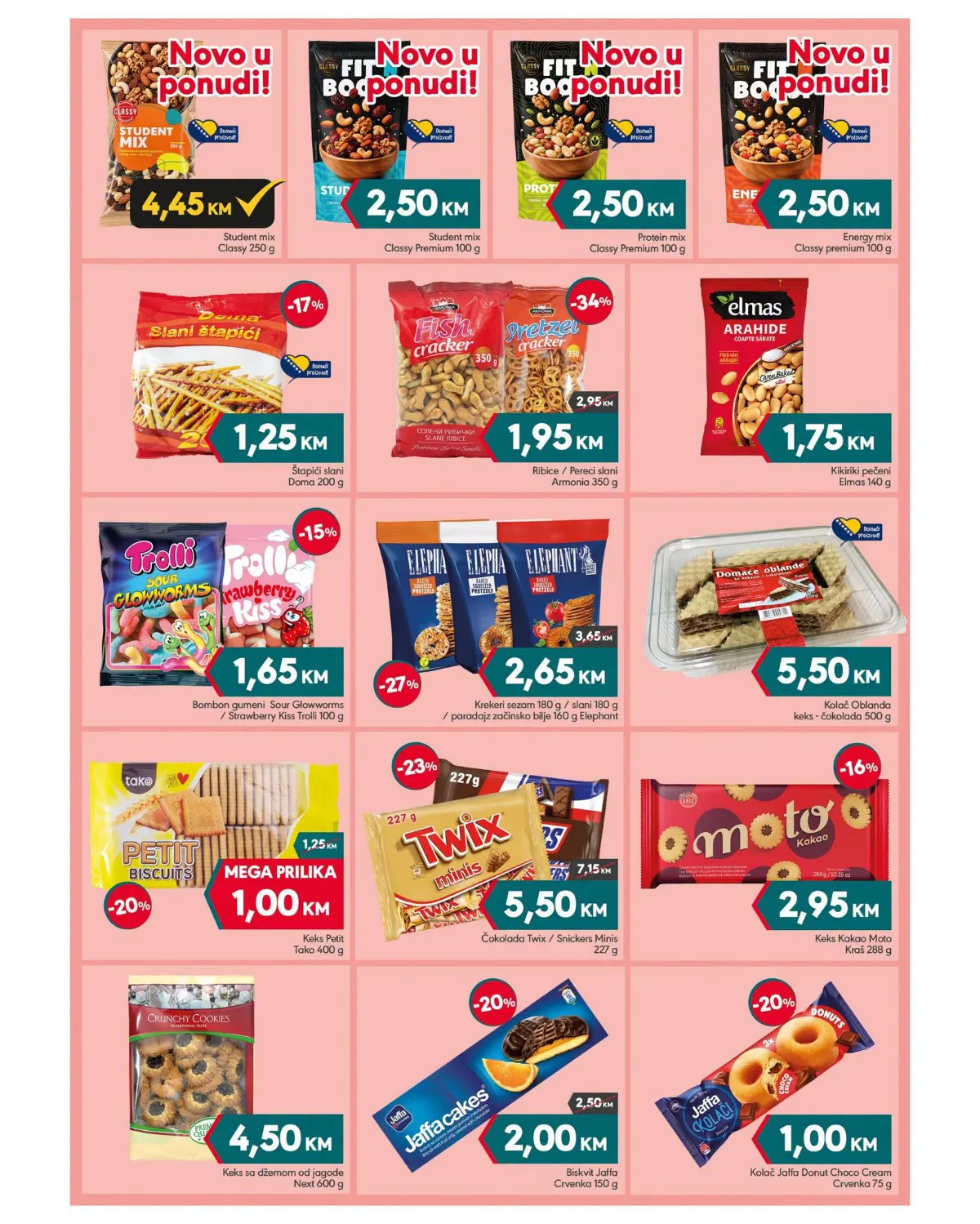 Mega Diskont katalog 05–18.10.2026. – keksi, čokolade i slatkiši