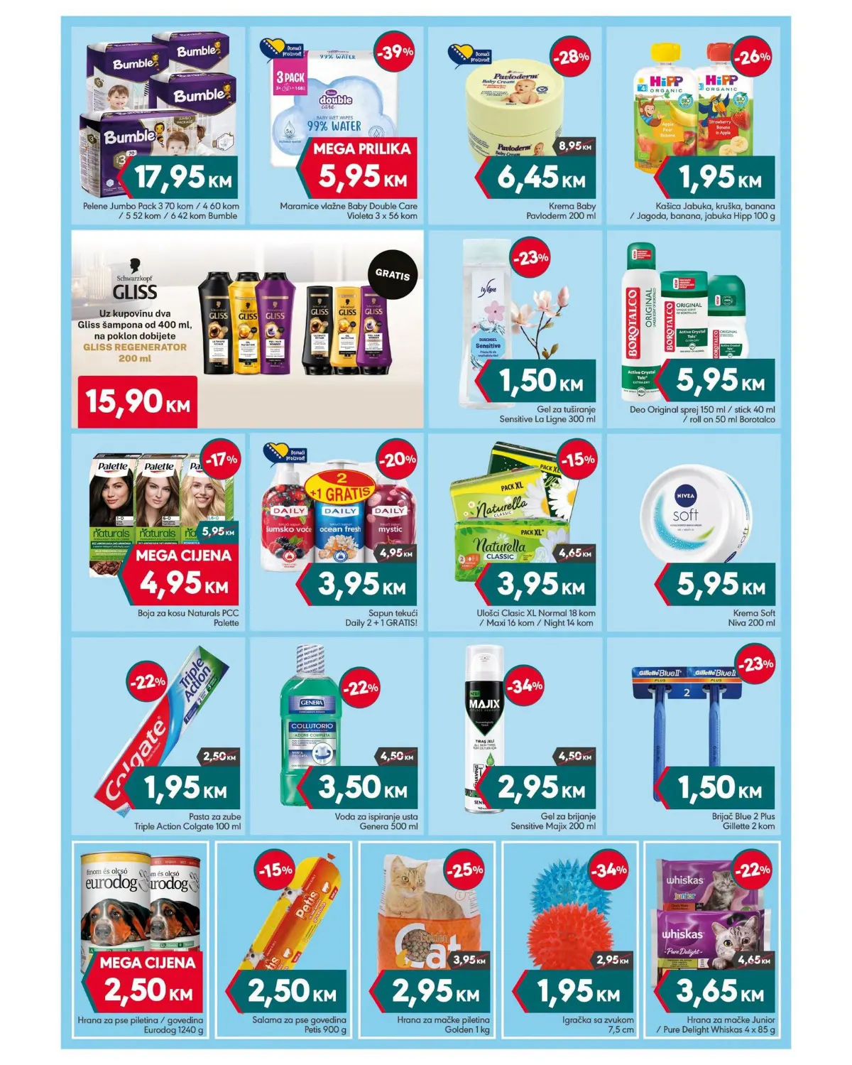 Mega Diskont katalog 05–18.10.2026. – kozmetika, higijena i kućne potrepštine